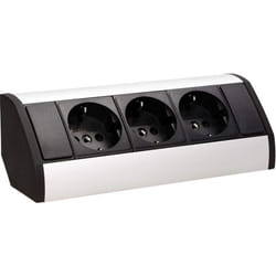 ORNO GM-9001-(GS) Multiprise Electrique Dangle Idéal pour Cuisine Bureau et Plan de Travail Montage en saillie à 45° 3680W - Ty