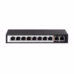 Extralink EX.3906, Non-géré, L2, Fast Ethernet (10/100), Connexion Ethernet, supportant l'alimentation via ce port (PoE), 1U