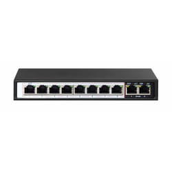 Extralink EX.3906 commutateur réseau Non-géré L2 Fast Ethernet (10/100) Connexion Ethernet, supportant l'alimentation via ce port (PoE) 1U Noir