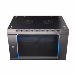 Extralink EX.7225, Rack monté sur le mur, 6U, 60 kg, Verrouillage des touches, Rails de rack, Noir