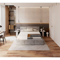 Matelas home 90x200 cm Ressorts ensachés + Fibre Coco premium - Confort de vos rêves