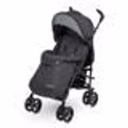 Poussette canne compacte LIONELO Irma - Ceinture 5 points de sécurité - accessoires inclus - Noir