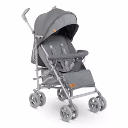 Lionelo Irma, Ciel de lit, Diable léger, Unisexe, Roues pleines, Pliable, Gris