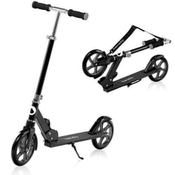 Trottinette - LIONELO - Luca - Jusquà 100kg - Noir - Roues de 20 cm