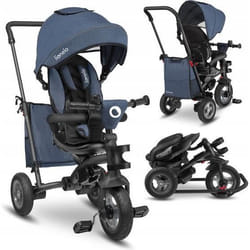Tricycle évolutif LIONELO Tris - Siège réversible & réglable - Jusquà 25 Kg - Bleu