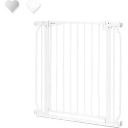 LIONELO Barrière de sécurité bébé Truus Slim 75cm - 105cm réglable sans perçage - Blanc