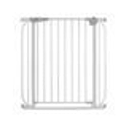 LIONELO Truus Slim - Barrière de sécurité bébé - 75-105 cm - Fixation par pression - Sans perçage - Ouverture à double sens - Gris