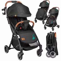 Poussette canne compacte LIONELO Julie One - Jusuqà 22 Kg - Légère & pliable - Accessoires - Vert