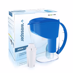 Wessper WES025-BU, Filtre pour distributeur d'eau, 3,5 L, Noir, Transparent