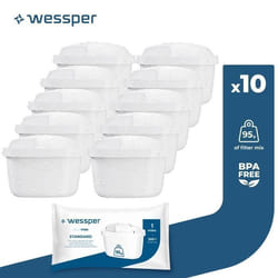 Pack de 10 Cartouches filtrantes compatibles avec Brita Marella Amazon basics remplacement Brita Maxtra Plus