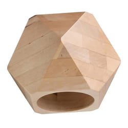 Applique murale - SOLLUX - Woody - Bois naturel - 1x G9 - 40W - Design contemporain
