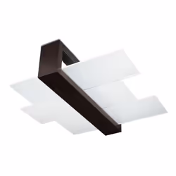Plafonnier LED FENIKS en bois massif pour chambre et salon - SOLLUX