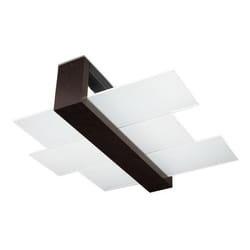 Plafonnier LED FENIKS en bois massif pour chambre et salon - SOLLUX