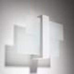 Applique Murale LED FENIKS - SOLLUX - Bois/Verre - Blanc - Chambre Salon Escalier Couloir