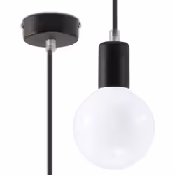 Lampe suspendue minimaliste EDISON La lampe suspendue EDISON est un hommage non seulement à l'inventeur de l'ampoule, mais au ...