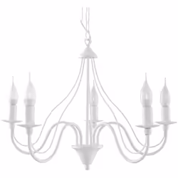 Lustre bougeoir noir et blanc Vous recherchez un lustre qui deviendra la pièce maîtresse de votre intérieur ? Découvrez nos l ...
