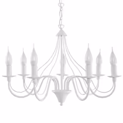 Lustre bougeoir noir et blanc Vous recherchez un lustre qui deviendra la pièce maîtresse de votre intérieur ? Découvrez nos l ...
