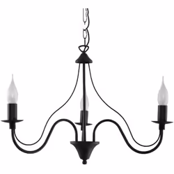 Lustre bougeoir noir et blanc Vous recherchez un lustre qui deviendra la pièce maîtresse de votre intérieur ? Découvrez nos l ...