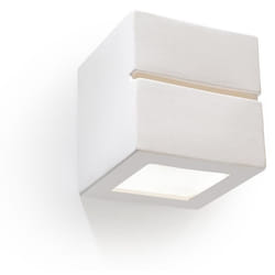Applique Murale Céramique LEO LINE Lampe Murale Moderne Design pour Chambre Salon Escalier Couloir - Blanc