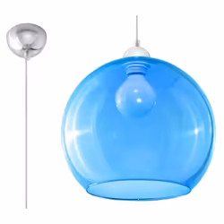 Suspension BALL E27 LED Moderne Loft BOHO Vintage Design Couloir - Bleu