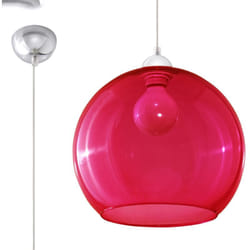 Sollux - Suspension Ball acier, verre 1xE27