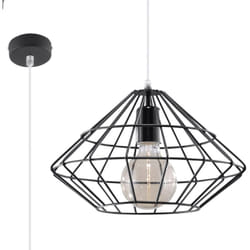 Sollux - Suspension Umberto acier 1xE27