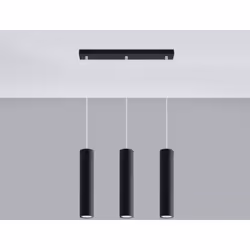 Garantie : Garantie fabricant de 5 ans Collection : Lagos Type de lampe : Suspension Couleur : Noir Matériau : Acier Dimensio ...