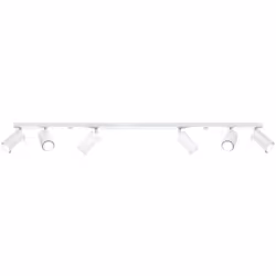 Type de lampe : plafonnier Matériau : acier Couleur : blanc Dimensions du plafonnier : 118/6 cm Dimensions de l'abat-jour : 8 ...