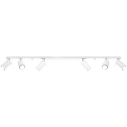 Sollux - Plafonnier à 6 spots ring 6L GU10 blanc SL.0333