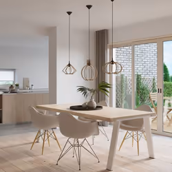 Suspension LED E27 - Arancia - Moderne - Bois massif - Design Loft - 60W