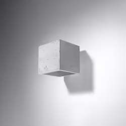 Garantie : Garantie fabricant de 5 ans Collection : Quad Type de lampe : Applique murale Couleur : gris Matériau : béton Type ...