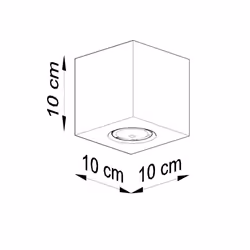 SOLLUX QUAD éclairage de plafond GU10 LED