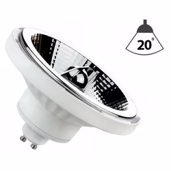 Spot LED AR111 GU10 10 watts, blanc neutre 4000K 20° 850lm Le spot LED AR111 avec culot GU10 est recommandé avec sa puissance ...