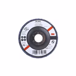 Roue à lamelles 3M TM 566A. Présentation du 3M TM 566A, cette roue à rabat fournit un système polyvalent à un disque qui est  ...