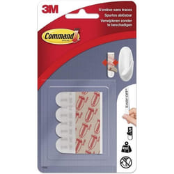 Languettes Repositionnables - 3M - 16 Petites Languettes - Support 450 g - Sans trace - Facile à retirer