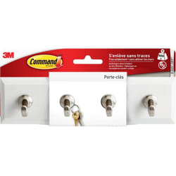 3M - Barre de clé Command (l x l x h) 203 x 52 x 38 mm blanc, métal Contenu: 1 pc(s)