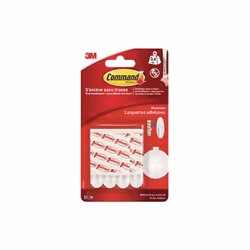 3M Command Paquet de recharge languettes adh'sives, blanc Command 2 ans 5902658099816