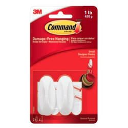3M 17082FGN crochet pour rangement à usage domestique Intérieure Crochet universel Blanc 2 pièce(s)