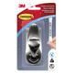 3M Crochet métallique classique Forever Command TM L (L x l x H) 105 x 41 x 41 mm nickel (brossé) Contenu: 1 pc(s)