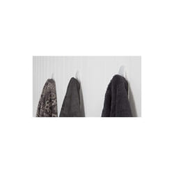 Command - 3M crochet pour salle de bain, plastique, blanc noir BATH17FGN