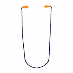 3M 1271C1, Bouchons d'oreilles réutilisables, Orange, Avec fil, 25 dB, 98 dB, Sac en polyéthylène