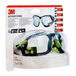 3M S1CGC1 lunette de sécurité Lunettes de sécurité Plastique Noir, Vert