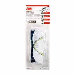 3M SF4000CC1 lunette de sécurité Lunettes de sécurité Plastique Noir, Vert