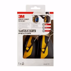 3M 7100141538, Casque, Noir, Jaune, 30 dB, CE