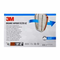 3M 6055 Cartouche de gaz et de vapeur 4 pièce(s)