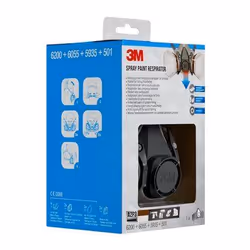 3M 6002PRO masque respiratoire réutilisable FFP3 Masque respiratoire mi-visage - Vue supplémentaire 7