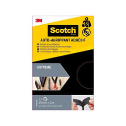 Scotch - 2 rubans agrippant adhésifs noir intérieur L.100 x l.25 mm