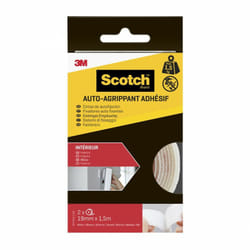 Scotch - 2 rubans agrippant adhésifs blanc intérieur L.150 x l.19 mm