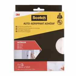 2 rubans agrippant adhésifs blanc intérieur SCOTCH L.450 x l.19 mm