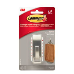 3M MR02-BNFGN crochet pour rangement à usage domestique Intérieure Crochet universel Argent 1 pièce(s)